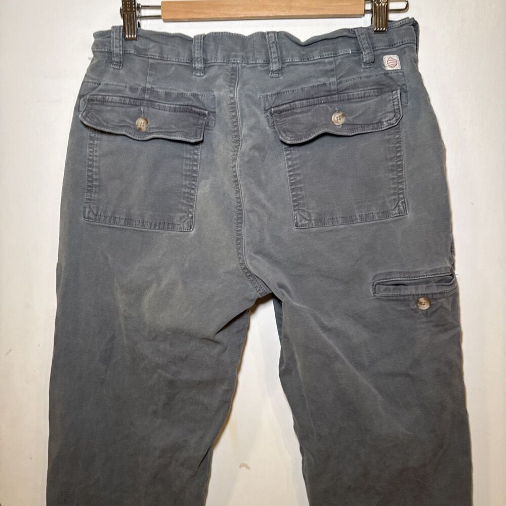 Marine Layer Breyer Utility Pants Cargo Work Green Relaxed Fit | Men's 32 - Picture 6 of 12